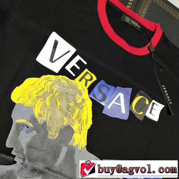 VERSACE 3色可選 一押し注目ブランドファションTシャツ/半袖2019SSのトレンド商品 ヴェルサーチ