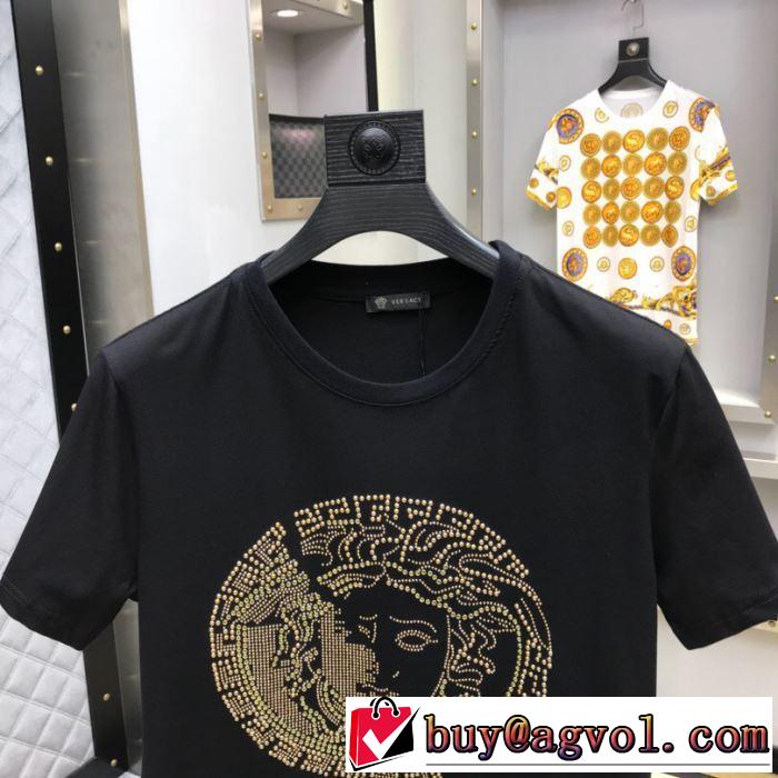 毎年トレンドアイテムが出る  Tシャツ/半袖  2019SS  ヴェルサーチこの夏絶対欲しい  VERSACE