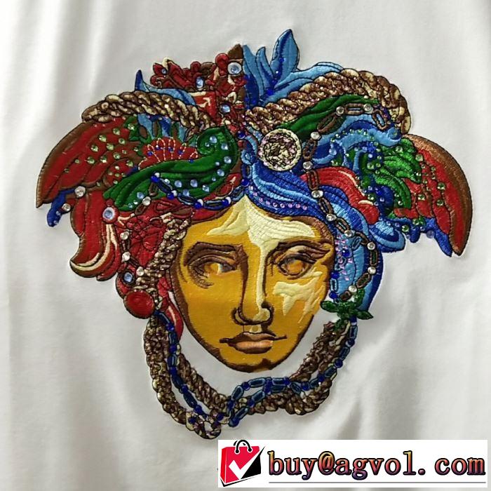 韓国の人気 ヴェルサーチ Tシャツ/半袖 2色可選 2019年春夏シーズンの人気 VERSACE