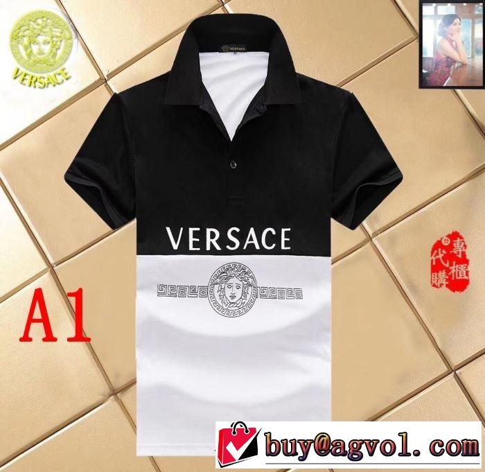 正規品保証19春夏 2色可選 ヴェルサーチ VERSACE新作限定早い者勝ち Tシャツ/半袖