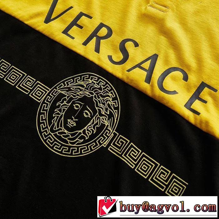 正規品保証19春夏 2色可選 ヴェルサーチ VERSACE新作限定早い者勝ち Tシャツ/半袖