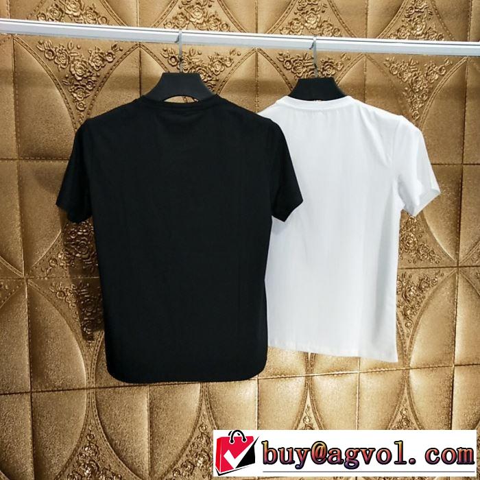 人気モデル愛用VERSACE Tシャツ/半袖 2色可選 ヴェルサーチ 2019限定 男性に人気