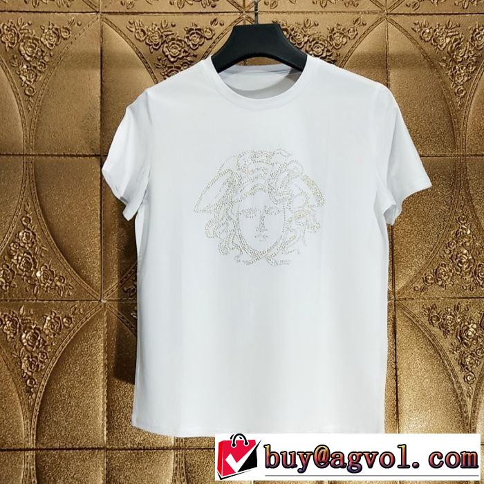 この夏絶対欲しい  Tシャツ/半袖 2色可選 ヴェルサーチ正規品保証19春夏  VERSACE