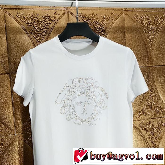 この夏絶対欲しい  Tシャツ/半袖 2色可選 ヴェルサーチ正規品保証19春夏  VERSACE