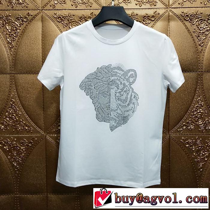 最新のトレンドブランド人気的 Tシャツ/半袖 2色可選 ヴェルサーチ 2019春夏の大注目トレンド VERSACE