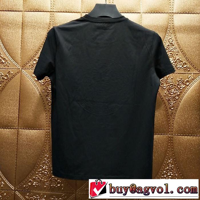 トレンドアイテムとして継続 ヴェルサーチ 2019夏ファション新品 VERSACE Tシャツ/半袖