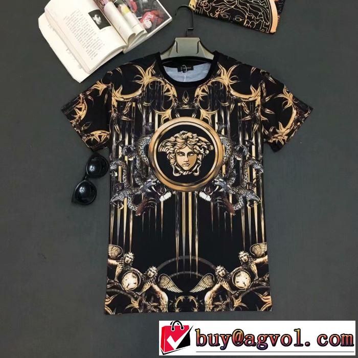 注目度が高まり最新コレクション ヴェルサーチ  VERSACE Tシャツ/半袖 2019夏ファション新品