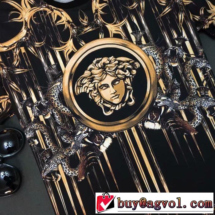 注目度が高まり最新コレクション ヴェルサーチ  VERSACE Tシャツ/半袖 2019夏ファション新品