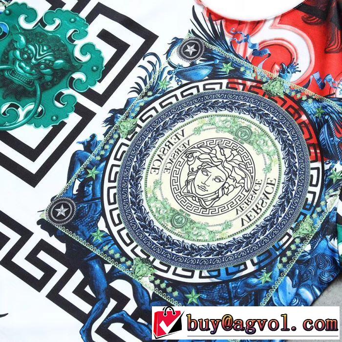 2019年夏の一押しファッションアイテム ヴェルサーチ VERSACE Tシャツ/半袖 3色可選