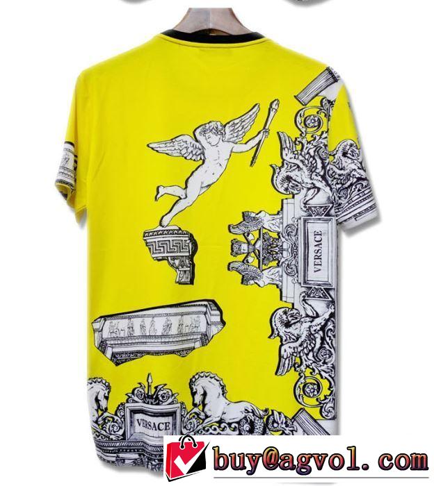 お洒落スタイル VERSACE Tシャツ/半袖  人気商品 2019春夏の大注目トレンド ヴェルサーチ