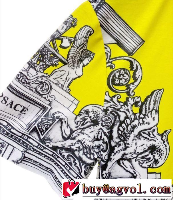 お洒落スタイル VERSACE Tシャツ/半袖  人気商品 2019春夏の大注目トレンド ヴェルサーチ