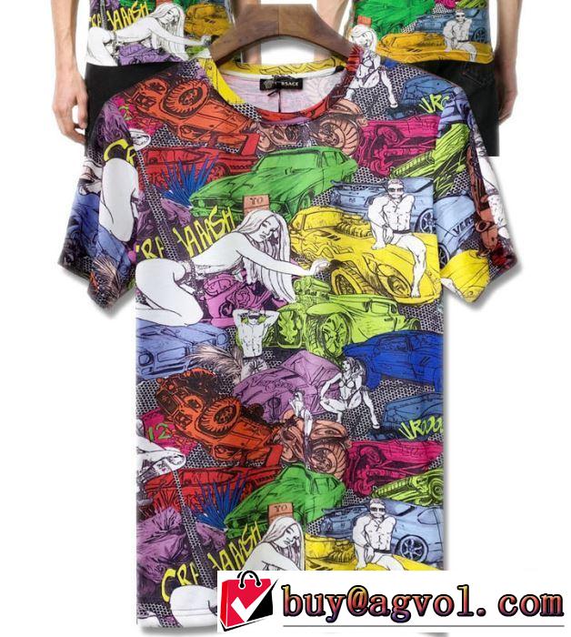最新で完売確実 ヴェルサーチ 特に夏は人気アイテム VERSACE Tシャツ/半袖 2019年春夏シーズンの人気