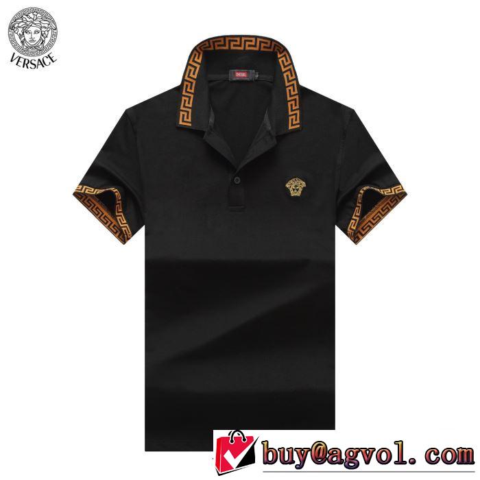 ヴェルサーチVERSACE  毎年トレンドアイテムが出る 4色可選  Tシャツ/半袖  2019春夏人気トレンドアイテム