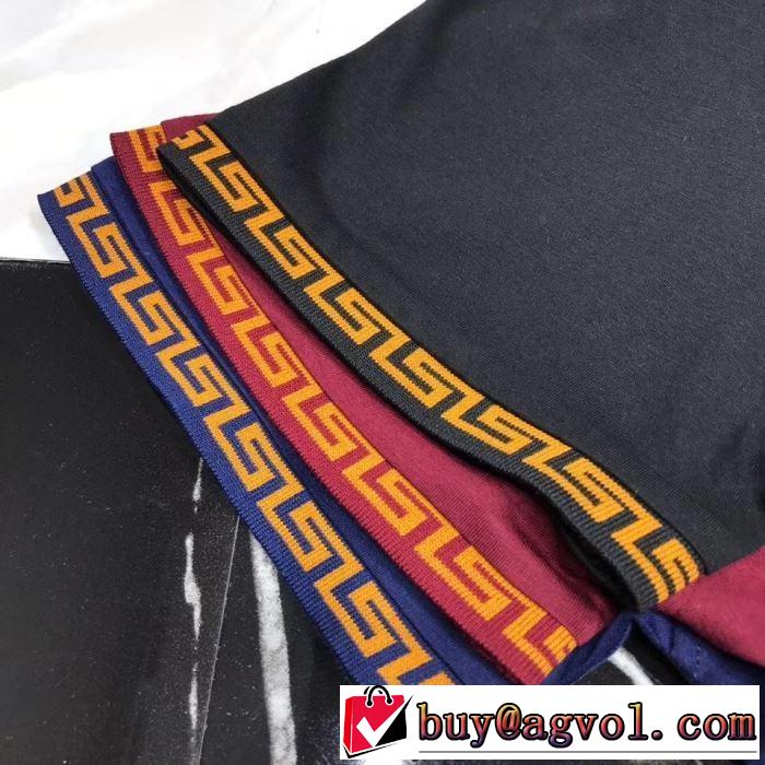 ぜひ今年のトレンドをチェック Tシャツ/半袖   3色可選  ヴェルサーチ2019春夏人気トレンドアイテム VERSACE