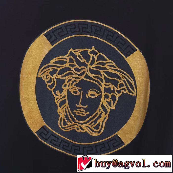 夏らしい季節感 Tシャツ/半袖  ヴェルサーチ 2019SS 3色可選 VERSACE  夏のコーデには欠かせない