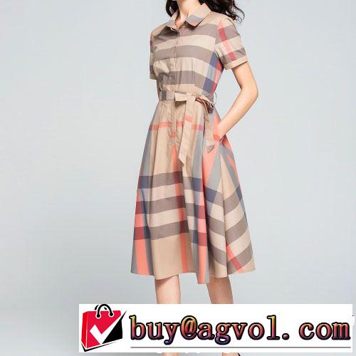 オススメしたい最新注目ファション バーバリー BURBERRY ワンピース 2色可選 2019春夏トレンドアイテム