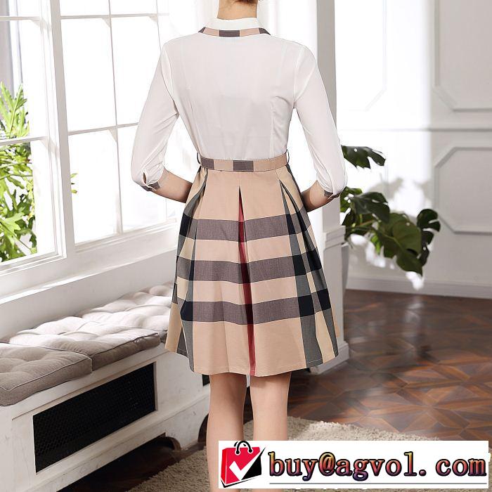 BURBERRY ワンピース 多色可選 2019夏ファション新品 さわやか夏スタイル新品 バーバリー