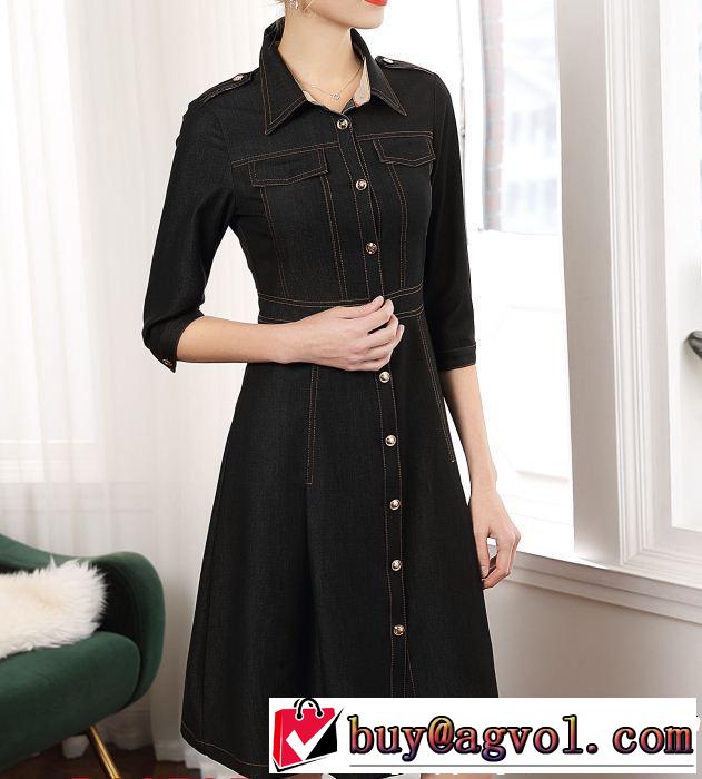 スタイルUPして着こなす スタイルアップ上品 バーバリー BURBERRY ワンピース 春夏の流行り2019新品