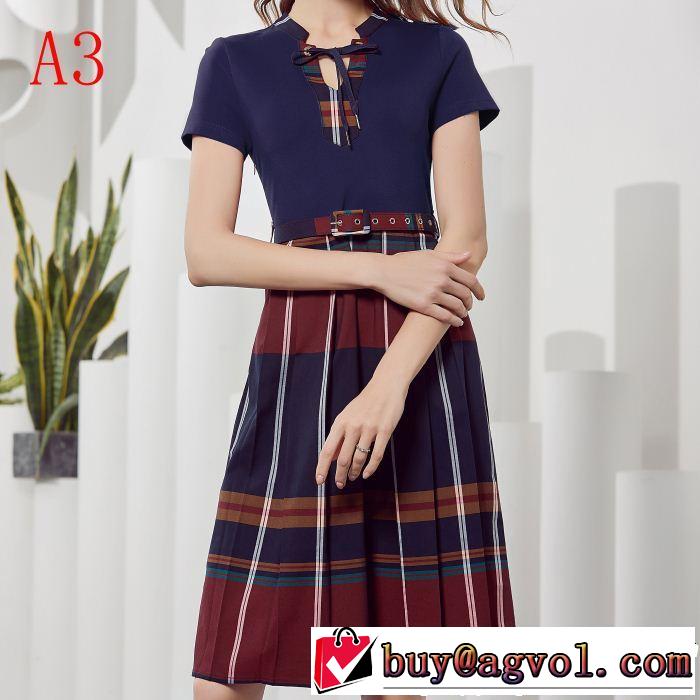 トレンドアイテムとして継続 バーバリー BURBERRY ワンピース 3色可選 2019SSのトレンド商品