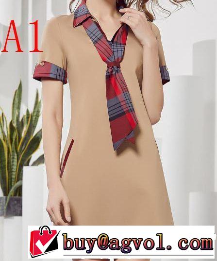 バーバリー BURBERRY ワンピース 3色可選 2019春夏人気トレンドアイテム ゆったり感のあるアイテム
