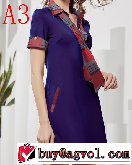 バーバリー BURBERRY ワンピース 3色可選 2019春夏人気トレンドアイテム ゆったり感のあるアイテム