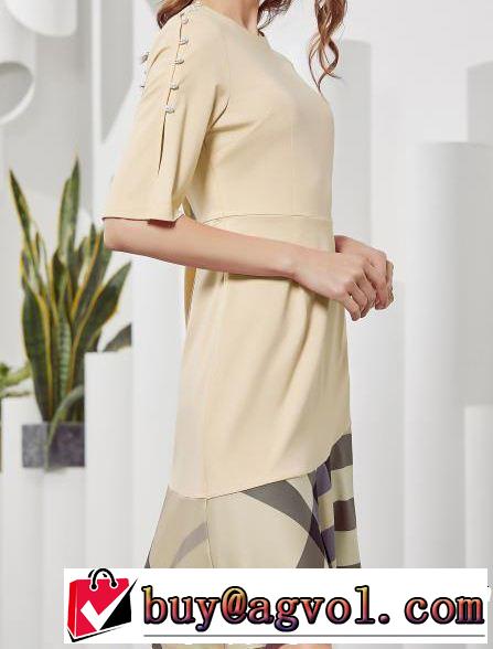 BURBERRY ワンピース 4色可選 2019即旬な装いに リラックススタイルが実現 抜け感スゴイ バーバリー