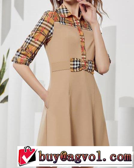 ワンピース 3色可選 2019年の夏のマスト リラックス感のあるゆったり バーバリー BURBERRY