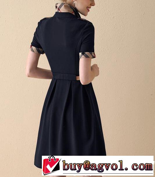 3色可選 2019夏色っぽさ 春夏シンプルファッションでOK！ バーバリー BURBERRY ワンピース