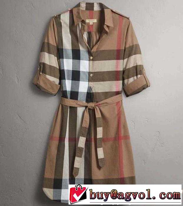 2色可選 2019春夏は人気定番 大人の華やかさを演出 大人らしく仕上げ バーバリー BURBERRY ワンピース
