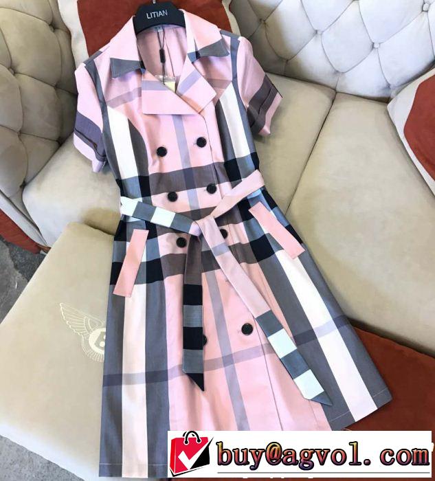 2019春夏も引き続きトレンド 大人のこなれた着こなし バーバリー BURBERRY ワンピース 多色可選