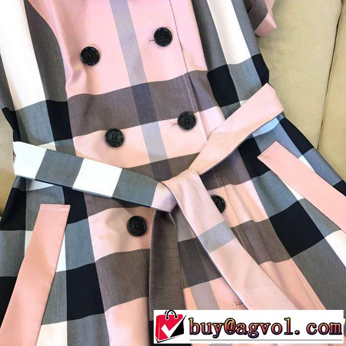 2019春夏も引き続きトレンド 大人のこなれた着こなし バーバリー BURBERRY ワンピース 多色可選