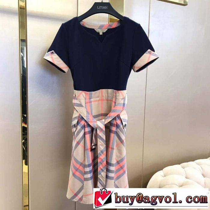 ワンピース 4色可選 2019春夏人気トレンドアイテム 定番のスタイル春夏限定 バーバリー BURBERRY