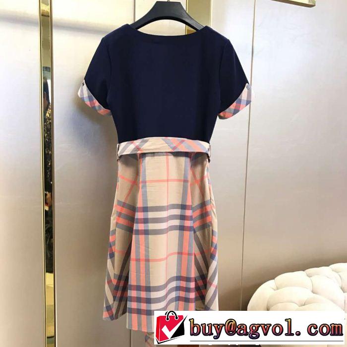 ワンピース 4色可選 2019春夏人気トレンドアイテム 定番のスタイル春夏限定 バーバリー BURBERRY