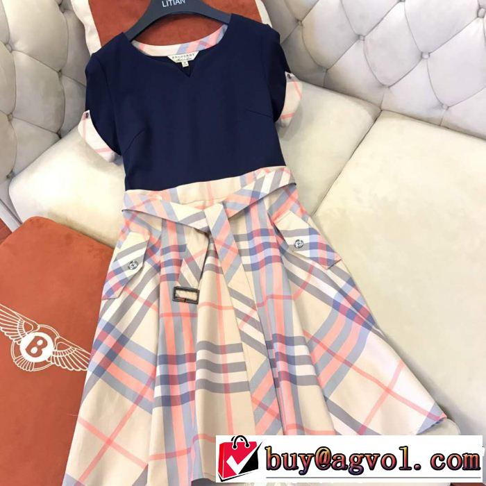 ワンピース 4色可選 2019春夏人気トレンドアイテム 定番のスタイル春夏限定 バーバリー BURBERRY