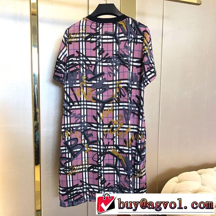 2019年の夏のマスト 高級感が好評です 海外セレブは大人気 バーバリー BURBERRY ワンピース 2色可選