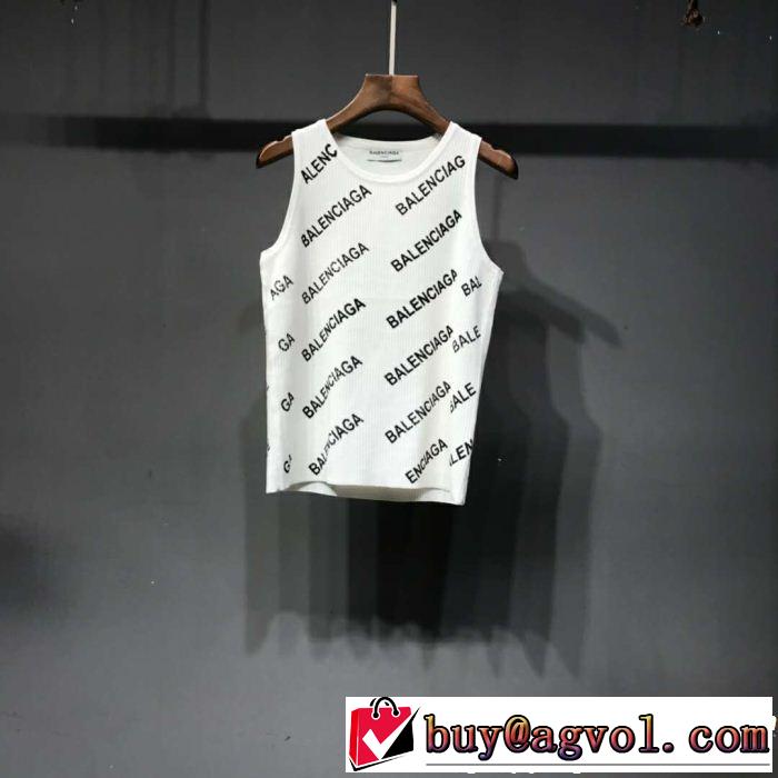 2019年春夏流行ファッション 今季のトレンド人気新作 BALENCIAGA バレンシアガ 半袖Tシャツ 3色可選