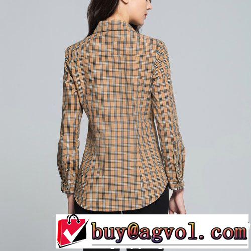 2019春夏も引き続きトレンド 新作コレクションを見る BURBERRY バーバリー 長袖 シャツ レディース