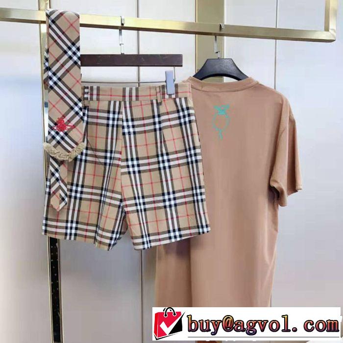 BURBERRY バーバリー 上下セット 上品なリラックス感 《2019年》今、注目のストリート 夏らしい季節感