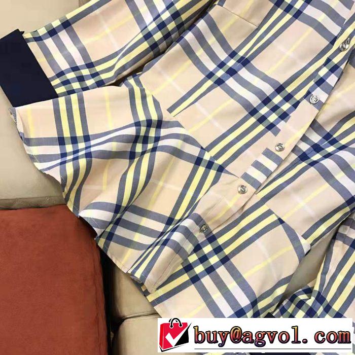夏のコーデには欠かせない 2019春夏は人気定番 BURBERRY バーバリー 長袖 シャツ レディース 3色可選