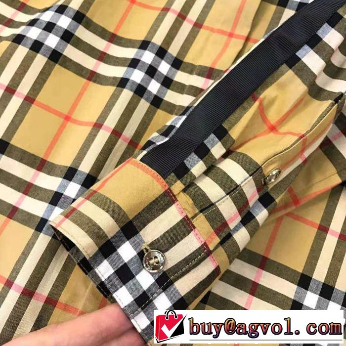 2019夏ファション新品 BURBERRY バーバリー 長袖 シャツ レディース 一気にトレンド感満載な着こなし