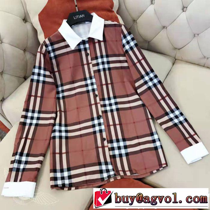 長袖 シャツ レディース 上品なリラックス感 2019春夏のトレンド新商品 今人気の秘訣 BURBERRY バーバリー