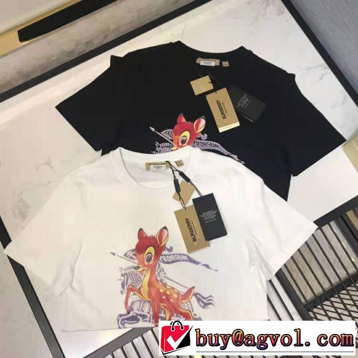 BURBERRY バーバリー 半袖Tシャツ 2色可選 2019SSのトレンド商品 夏おすすめ人気ブランドアイテム