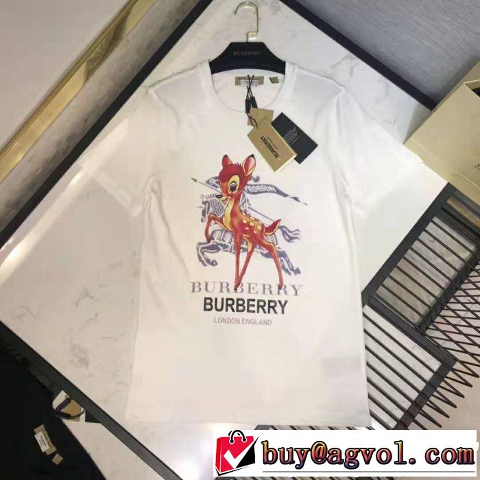 BURBERRY バーバリー 半袖Tシャツ 2色可選 2019SSのトレンド商品 夏おすすめ人気ブランドアイテム