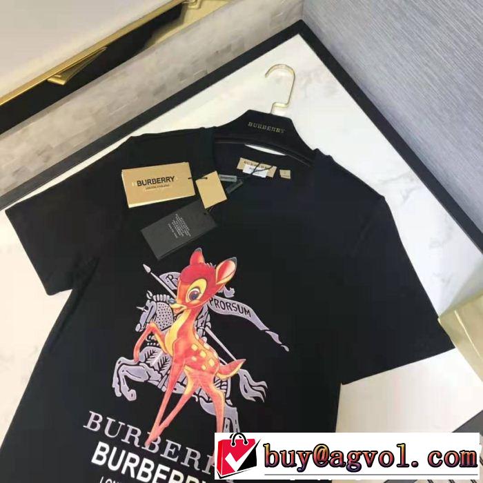BURBERRY バーバリー 半袖Tシャツ 2色可選 2019SSのトレンド商品 夏おすすめ人気ブランドアイテム