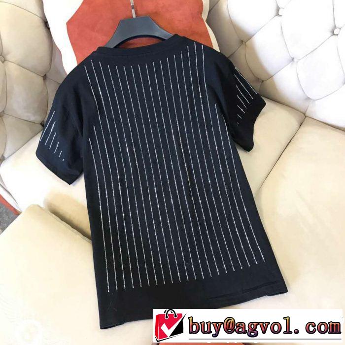 コピー ブランド 半袖Tシャツ 2色可選 スタイリッシュに新着 2019年の春夏に着たい 通勤の定番