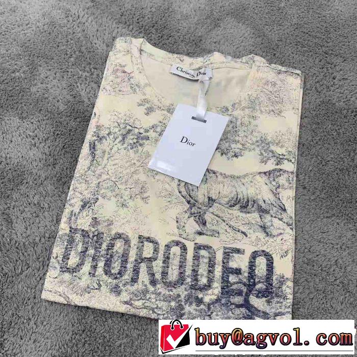 2019春夏トレンドアイテム 最も目立ったブランド新品 DIOR ディオール 半袖Tシャツ