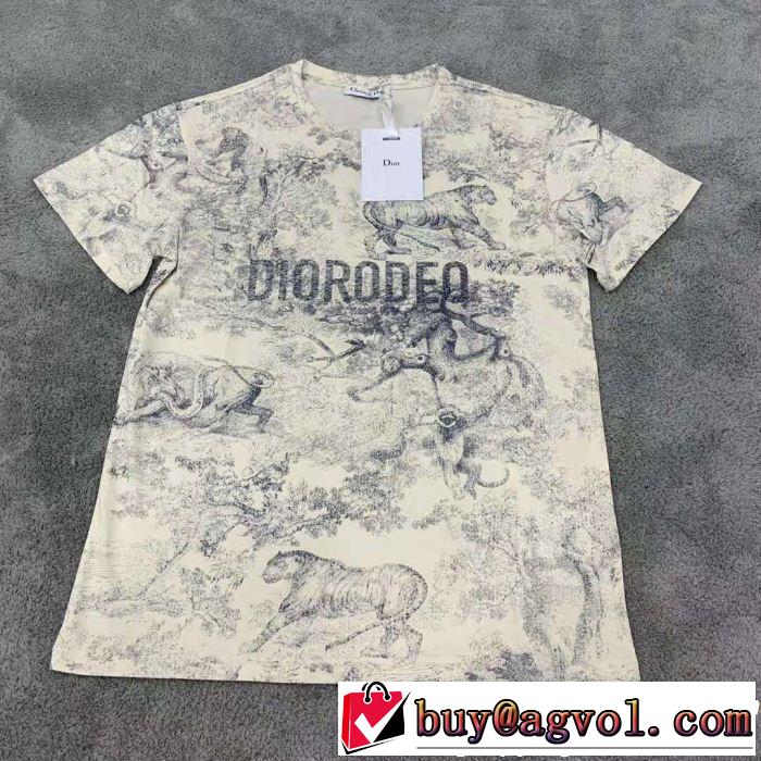 2019春夏トレンドアイテム 最も目立ったブランド新品 DIOR ディオール 半袖Tシャツ