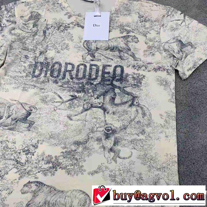 2019春夏トレンドアイテム 最も目立ったブランド新品 DIOR ディオール 半袖Tシャツ