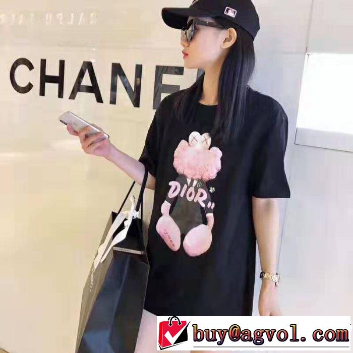 今流行のストリート上品 DIOR ディオール 半袖Tシャツ 2色可選 2019SSのトレンド商品