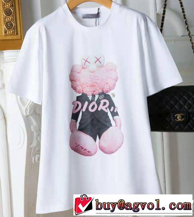 今流行のストリート上品 DIOR ディオール 半袖Tシャツ 2色可選 2019SSのトレンド商品